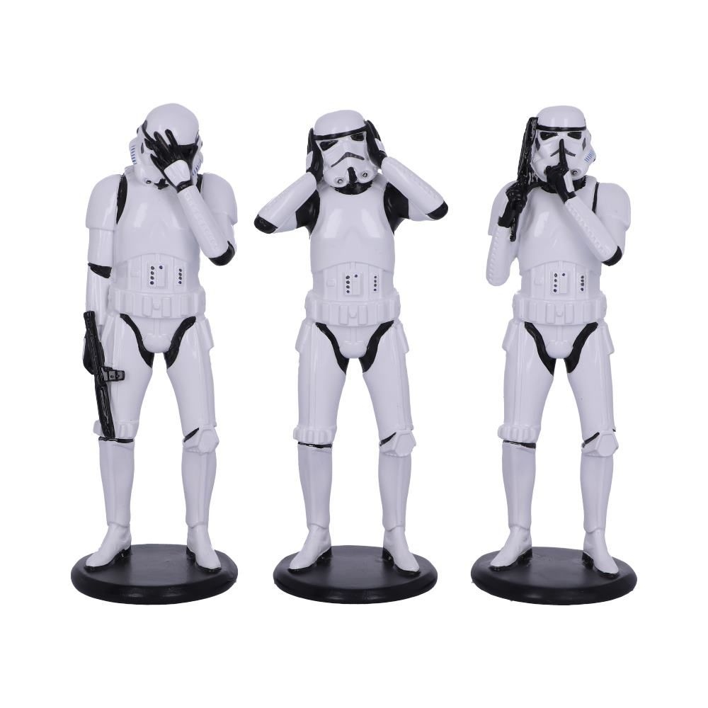 Nemesis Now Star Wars - Three Wise Stormtrooper Beeldjes/figuren - Wit